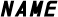 name